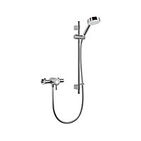 Mira Element EV Gloss Chrome effect Wall-mounted Thermostatic Mixer Shower