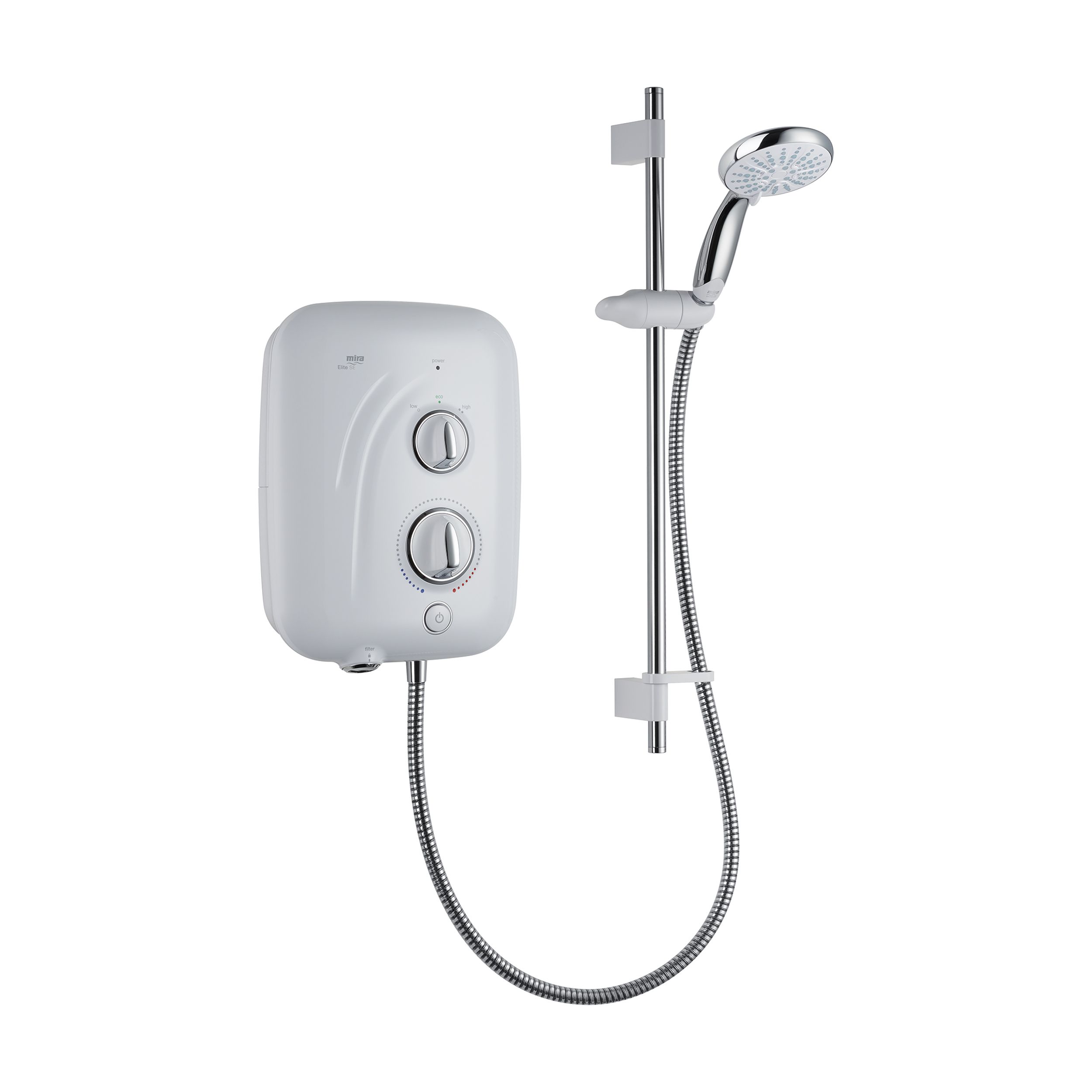 Mira Elite SE White Power Shower, 10.8kW | DIY at Bu0026Q