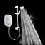 Mira Event White Chrome effect Thermostatic Power Shower, 150kW