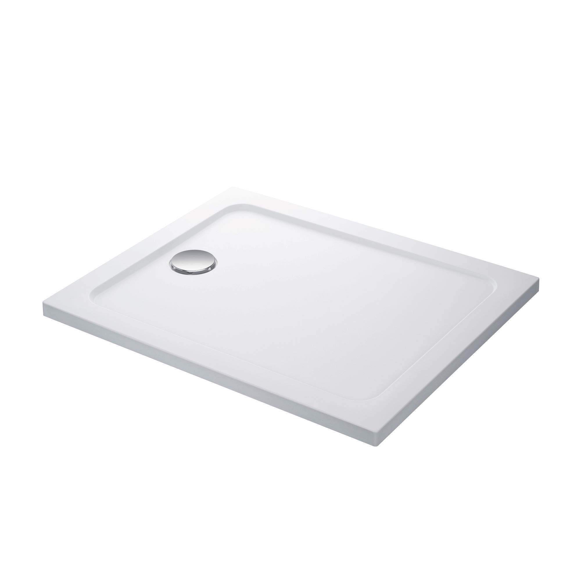 Mira Flight Safe Low Matt White Rectangular Shower tray (L)1000mm (W)700mm (H) 40mm