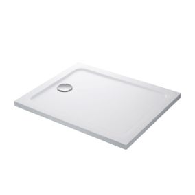 Mira Flight Safe Low Matt White Rectangular Shower tray (L)1000mm (W)700mm (H) 40mm