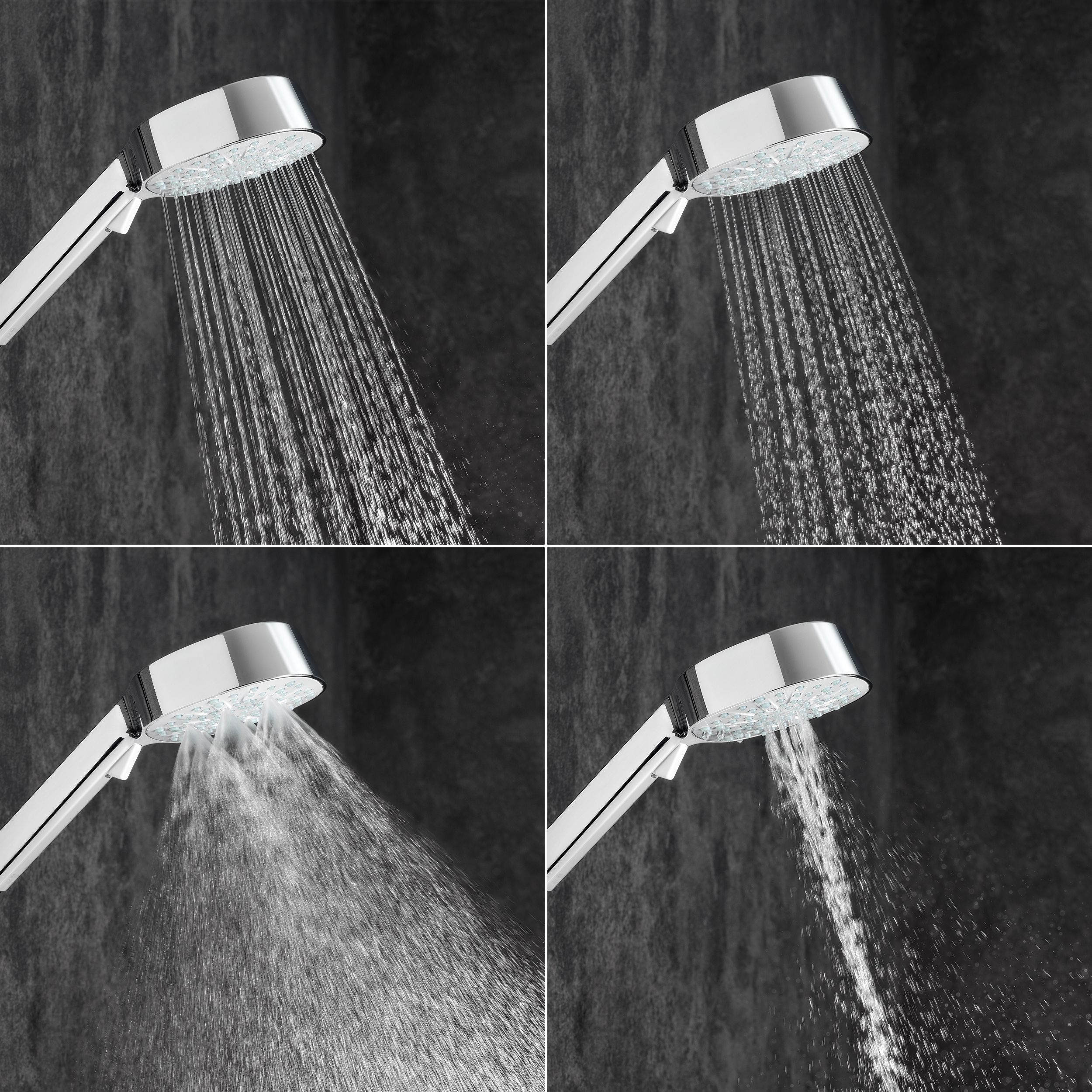Mira Form Chrome effect Rear fed Thermostatic Mixer Shower & 1.25m hose length