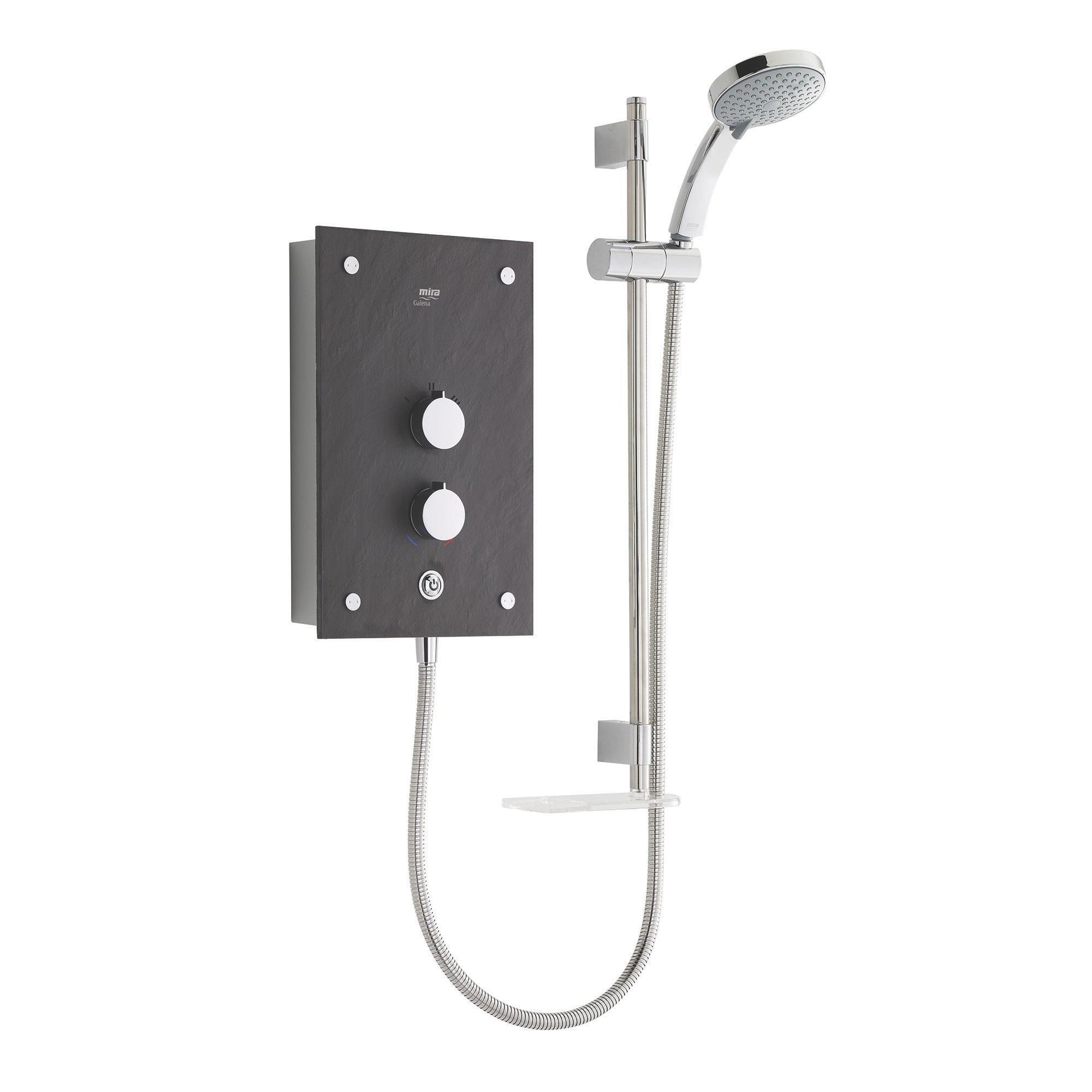 Mira Galena Slate grey Electric Shower, 9.8kW DIY at B&Q
