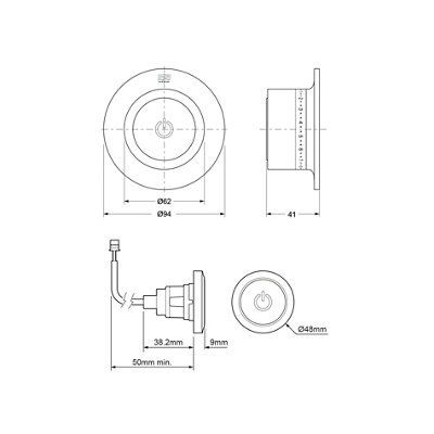 Mira Mode Pumped Chrome effect Ceiling fed Low pressure Digital mixer Shower