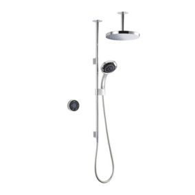 Mira Platinum Chrome effect Exposed valve Dual pumped mixer Shower