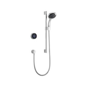 Mira Platinum Chrome effect Rear fed High pressure H/P combi mixer Exposed valve Shower with