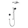 Mira Platinum Chrome effect Rear fed Low pressure Dual pumped mixer Exposed valve Shower
