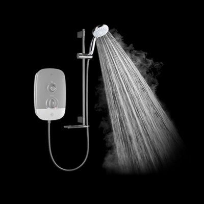 Mira Play White Electric Shower, 9.5kW