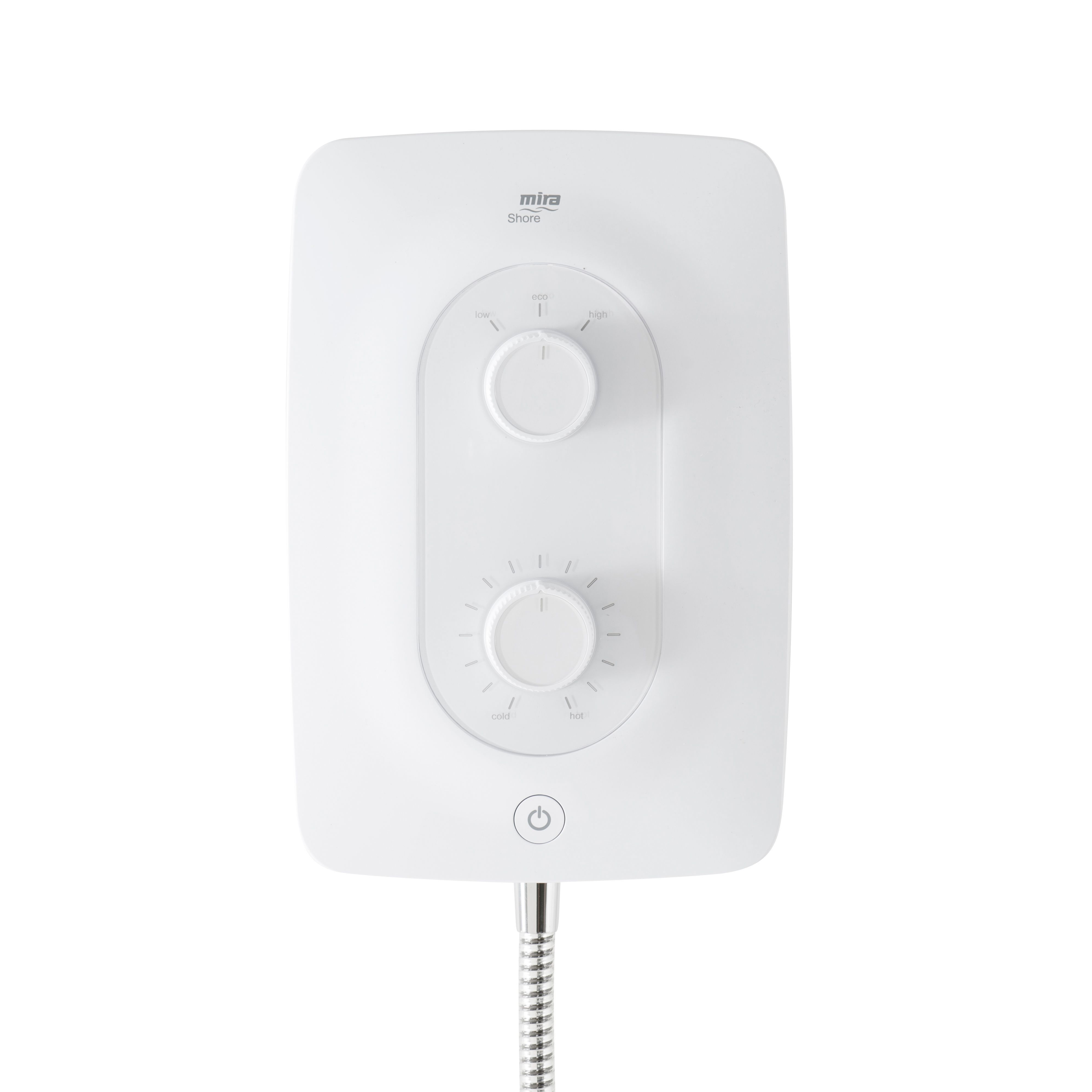 Mira Shore White Chrome effect Electric Shower, 9.5kW