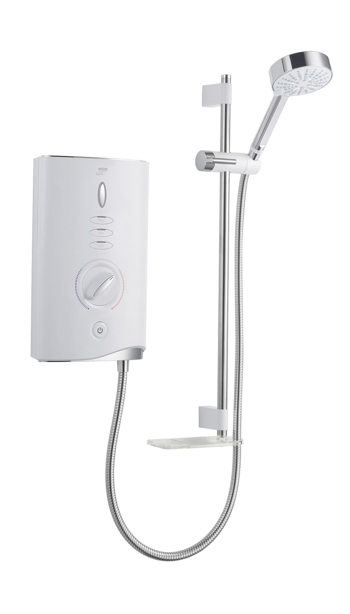 Mira Sport Max Airboost White Electric Shower 9kW