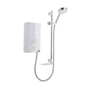 Mira Sport Max Airboost White Electric Shower, 9kW