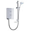 Mira Sport multi-fit White Chrome effect Electric Shower, 9kW