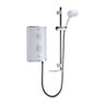 Mira Sport White Chrome effect Manual Electric Shower, 7.5kW