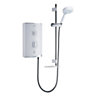Mira Sport White Chrome effect Thermostatic Electric Shower, 9kW