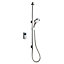 Mira Vision Pumped Chrome effect Ceiling fed Low pressure Digital mixer Concealed valve Shower with