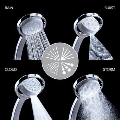Mira Vision Pumped Chrome effect Ceiling fed Low pressure Digital mixer Concealed valve Shower