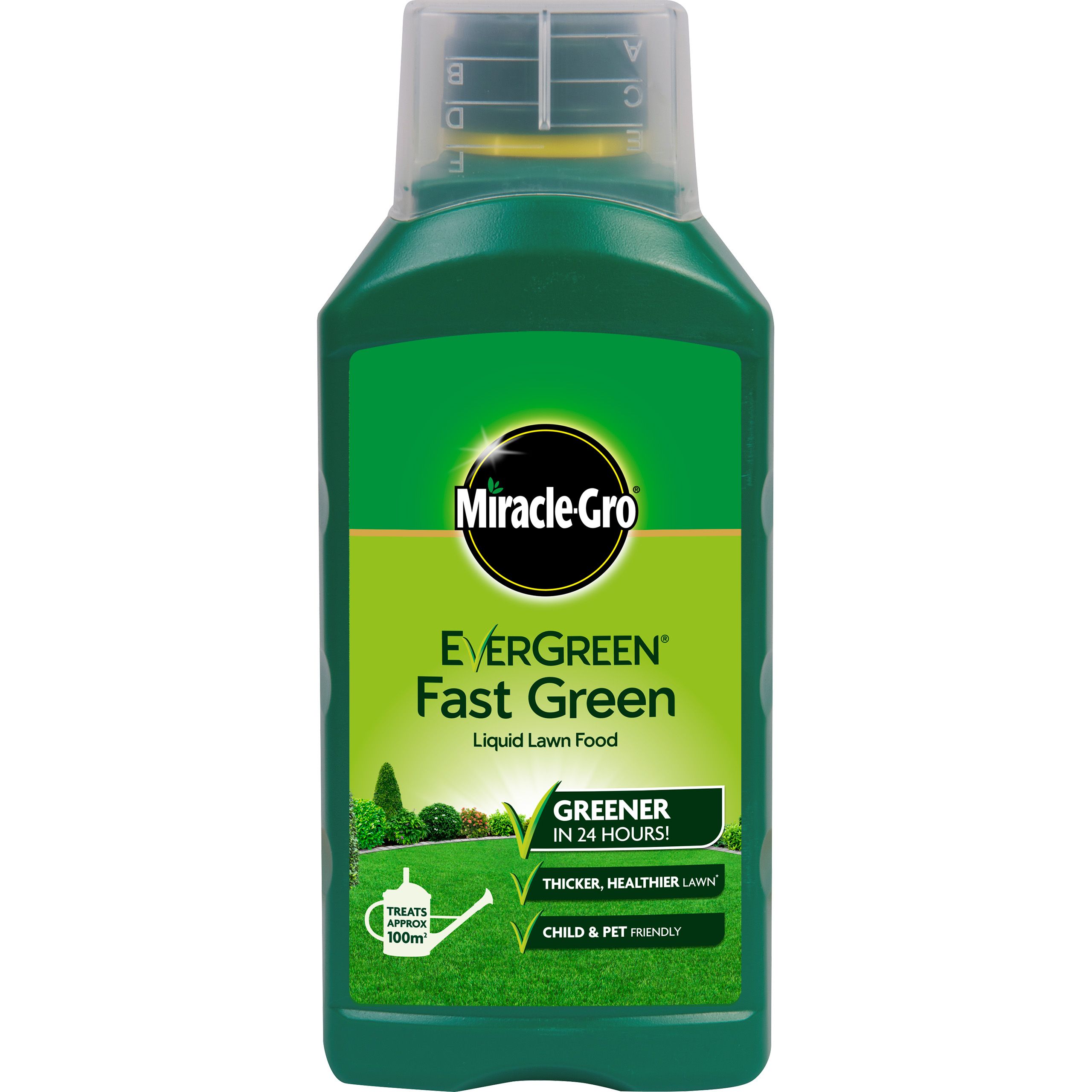Miracle Gro Fast green Liquid Lawn fertiliser