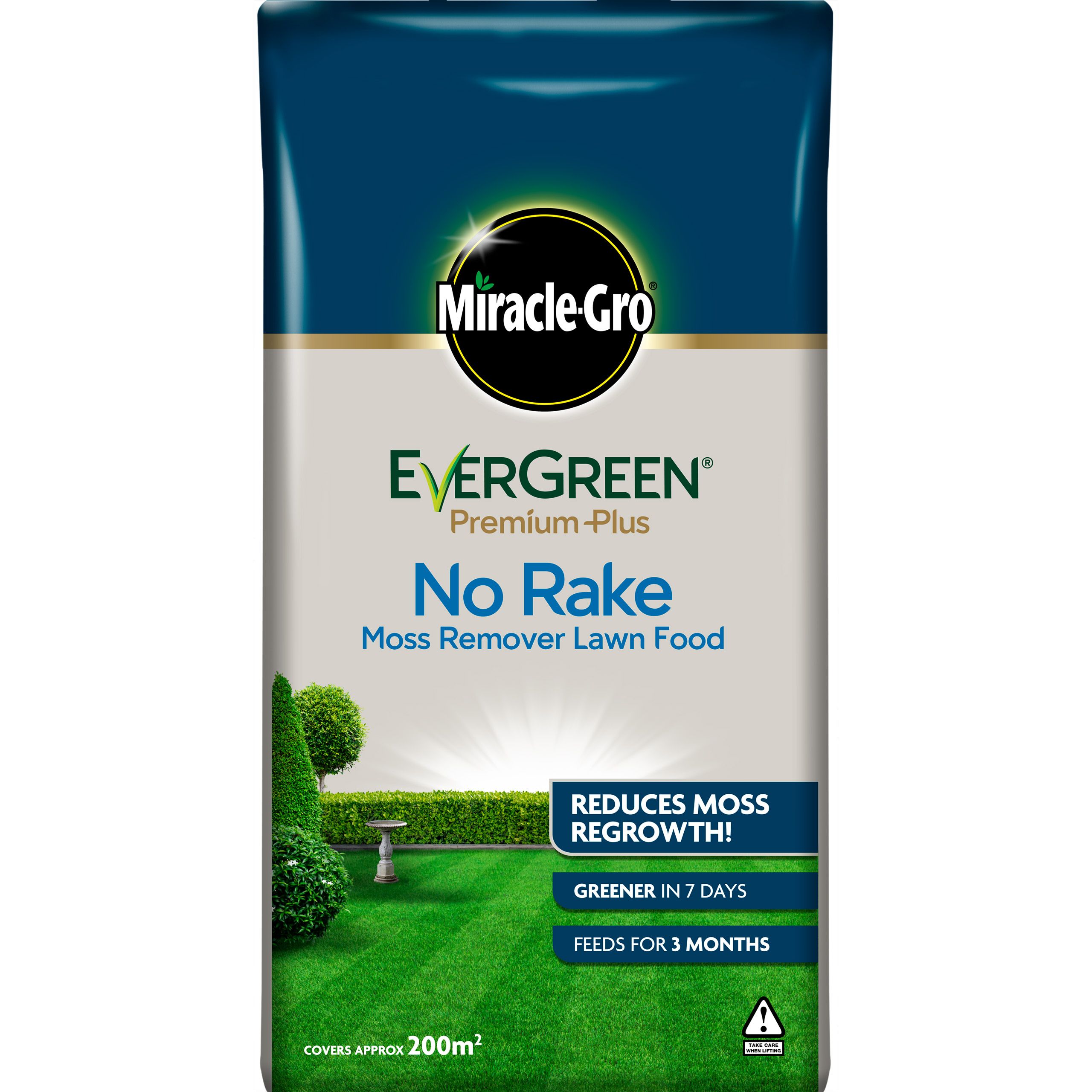 Miracle-Gro No rake Lawn fertiliser Granules 200m² 20kg