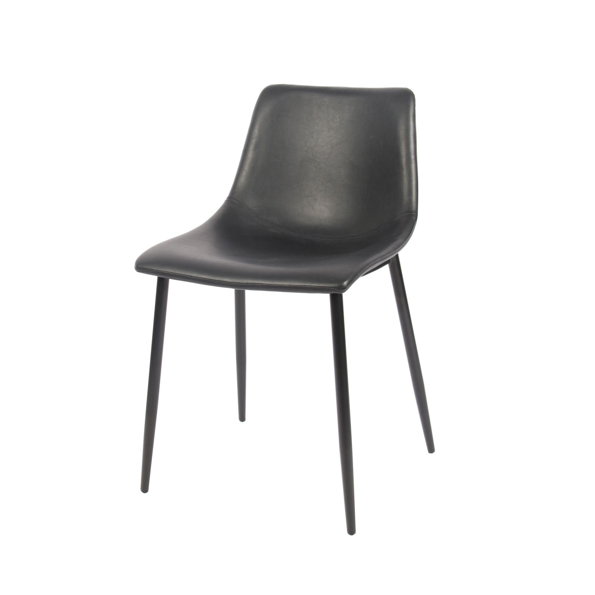 Mirasol Black Chair (H)765mm (W)470mm (D)540mm, Pack of 2 DIY at B&Q