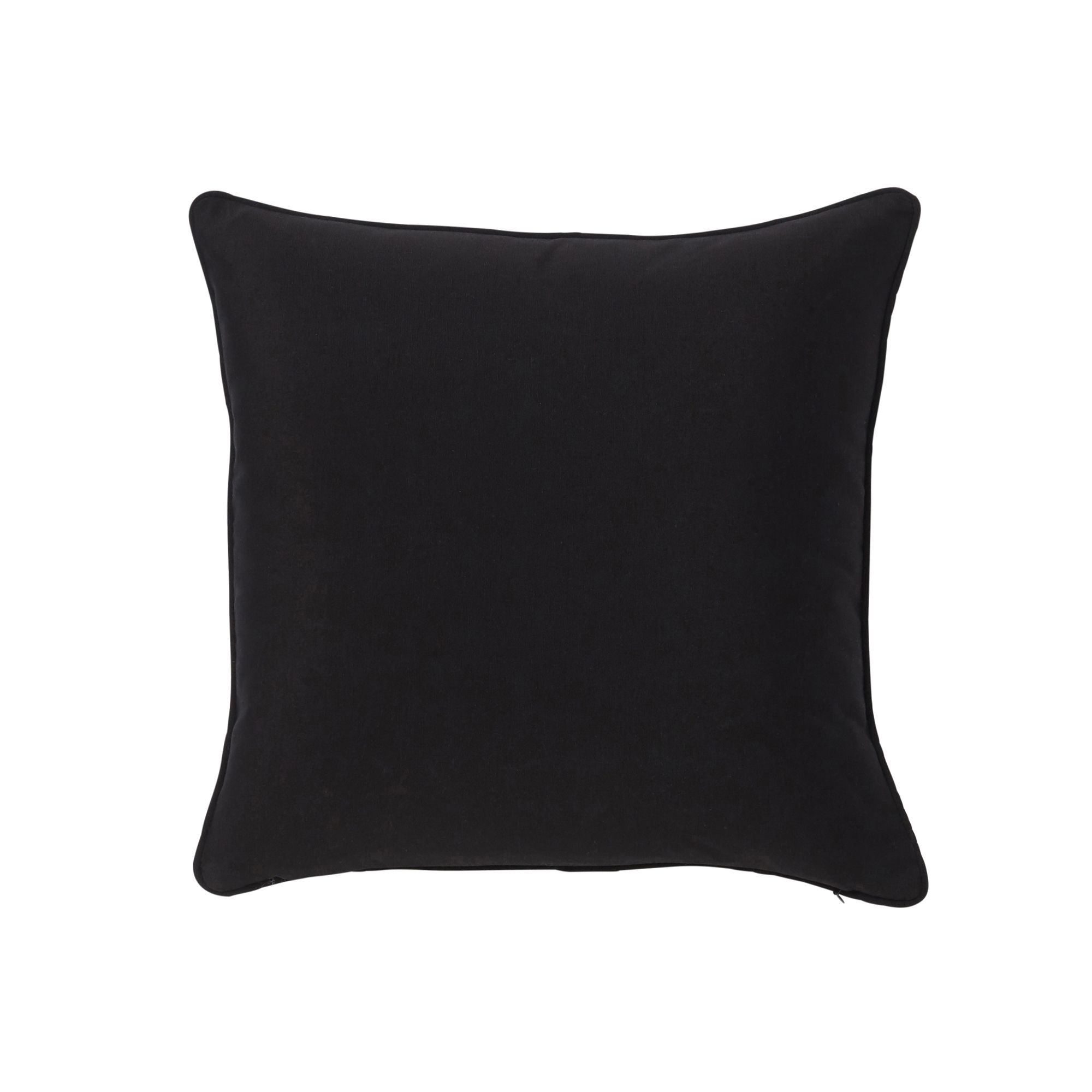 Misore Black & White Patterned Woven & jacquard effect Indoor Cushion, (L)40cm x (W)40cm