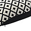 Misore Patterned Black & white Cushion (L)40cm x (W)40cm