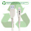 MiTEC Lightning - USB A Biodegradable Charging cable, 1m, Beige