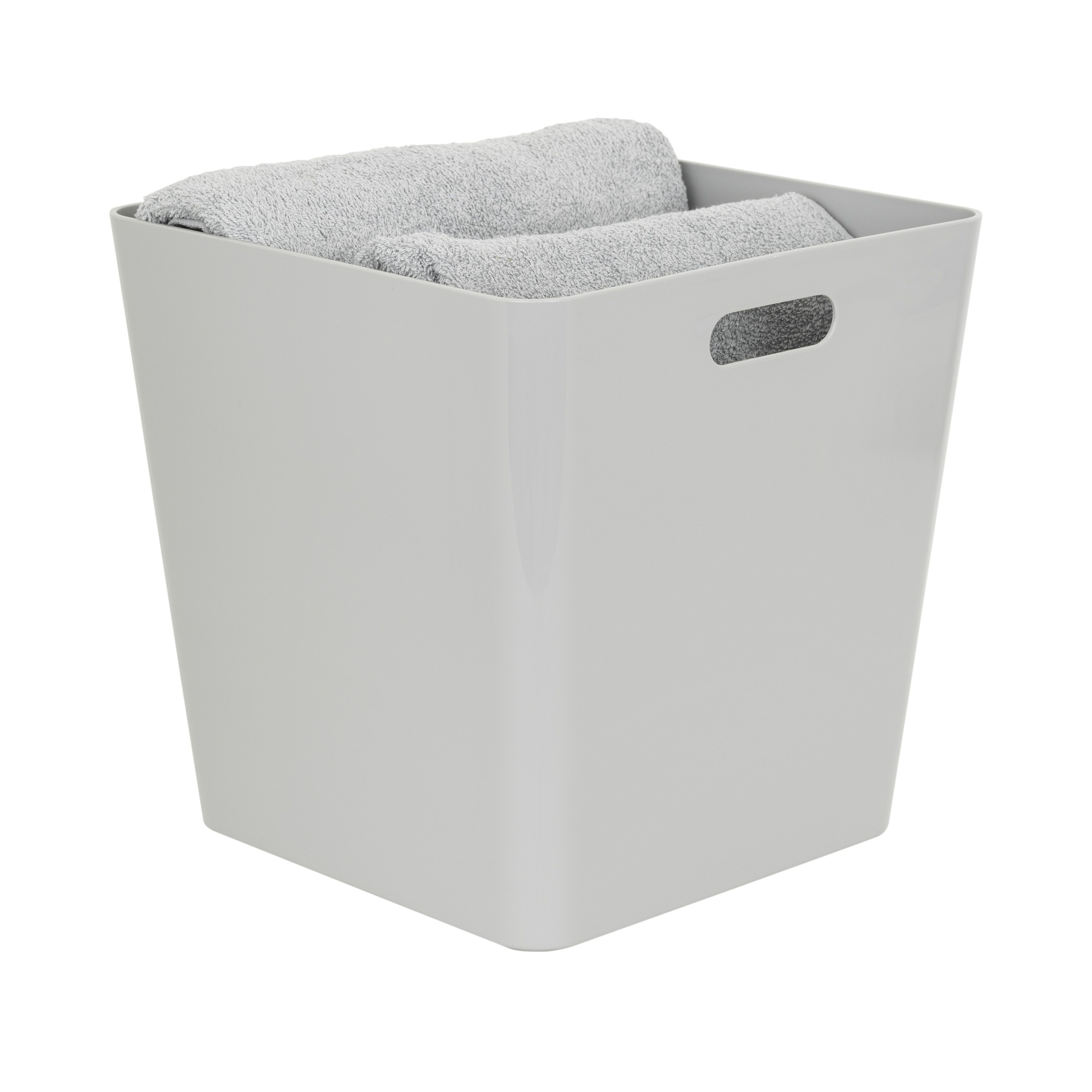 Mixxit Mid grey Large Plastic Nesting Storage box
