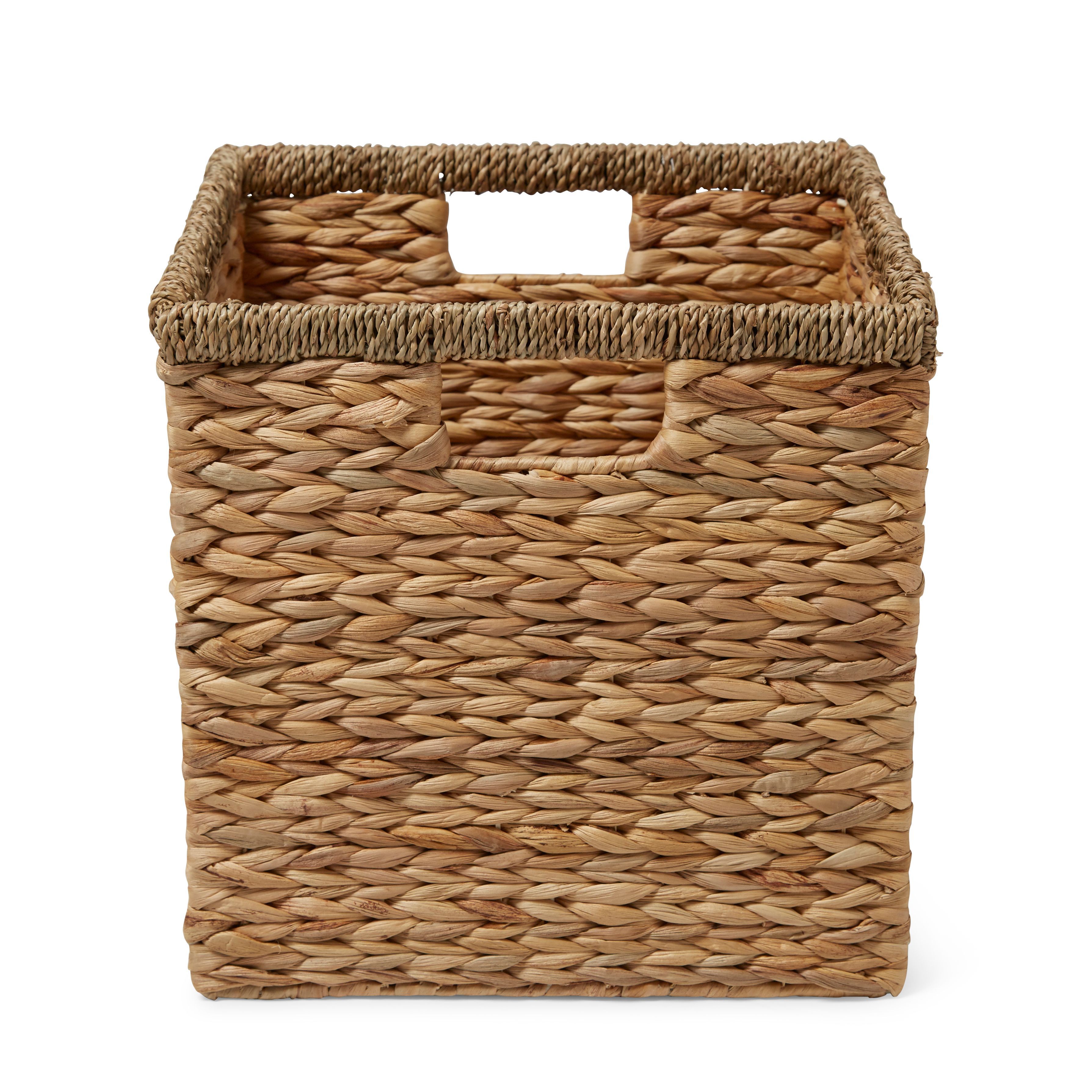 Mixxit Seagrass & water hyacinth Foldable Storage basket (H)310mm (W