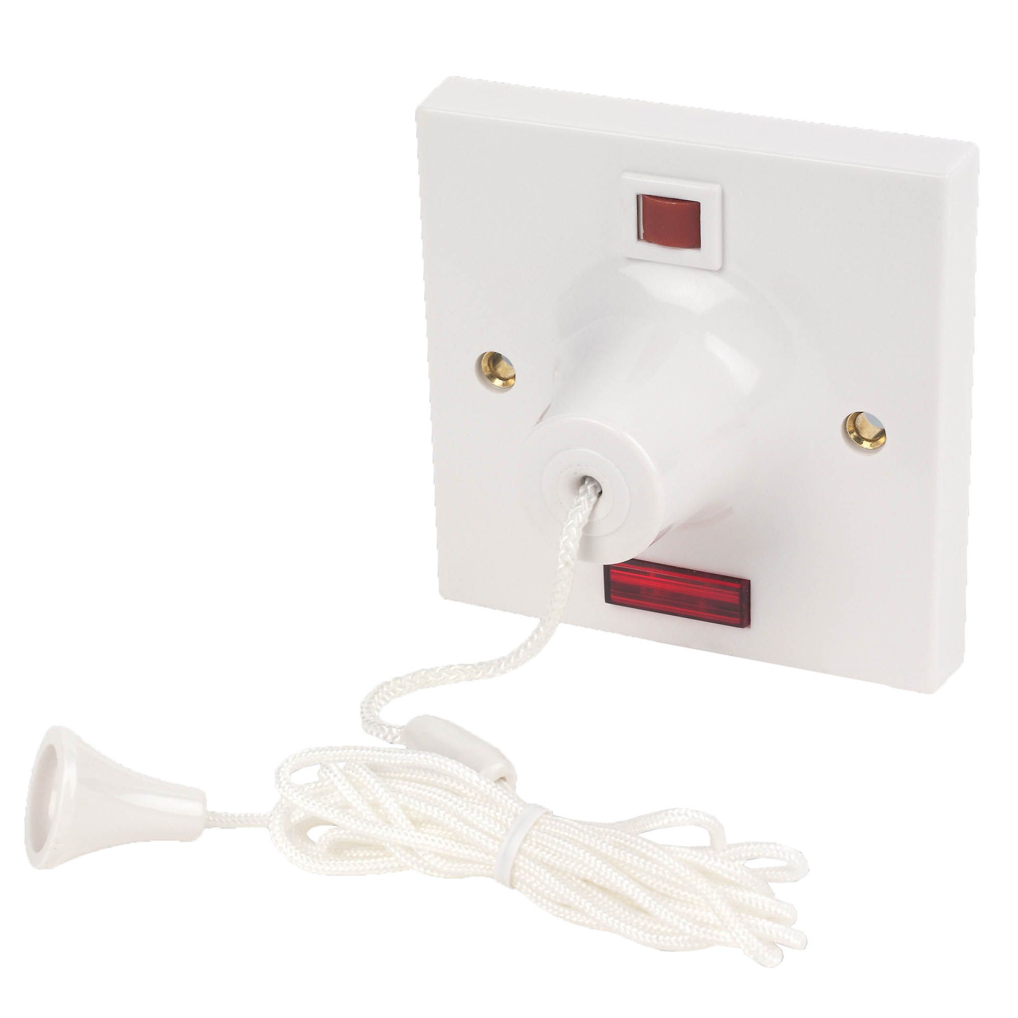 MK 03164WHIS6 50A White Pull cord switch