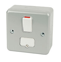 MK 13A Grey Switched Fused connection unit