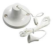 MK K3191 WHI 6A 1 Way Surface Ceiling Switch 