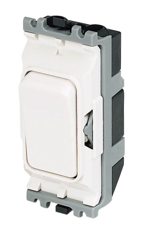 MK 20A White Modular control switch