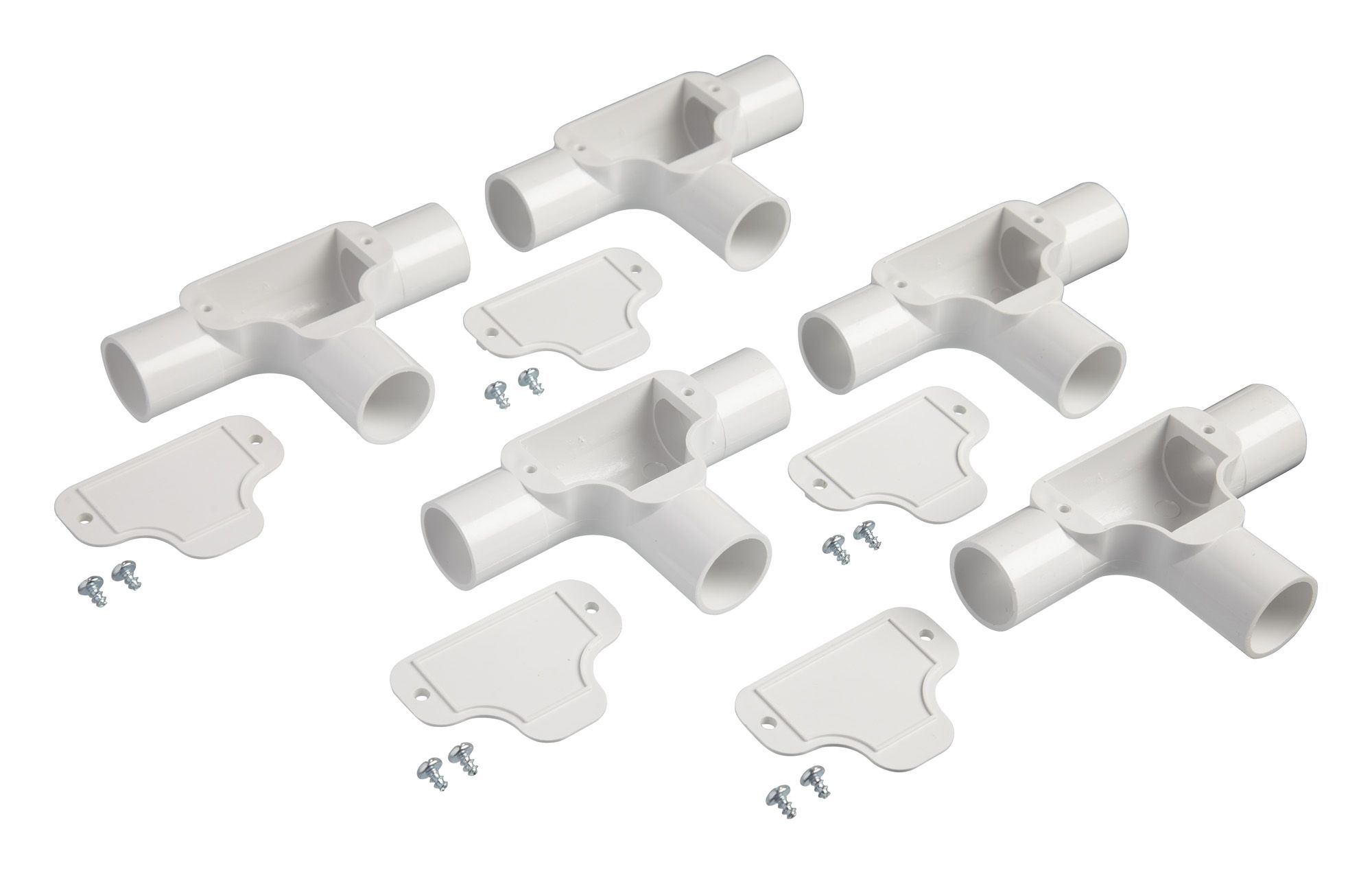 MK 25mm White Inspection tee, Pack of 5