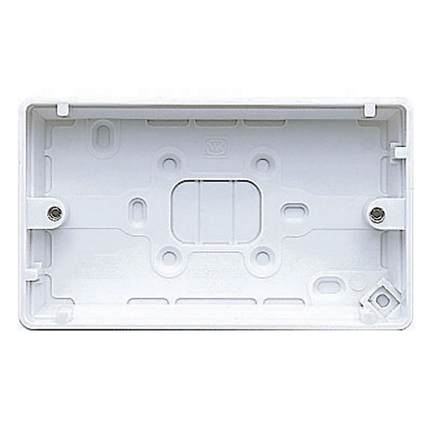 Double Gang Surface Mount Box 30mm 