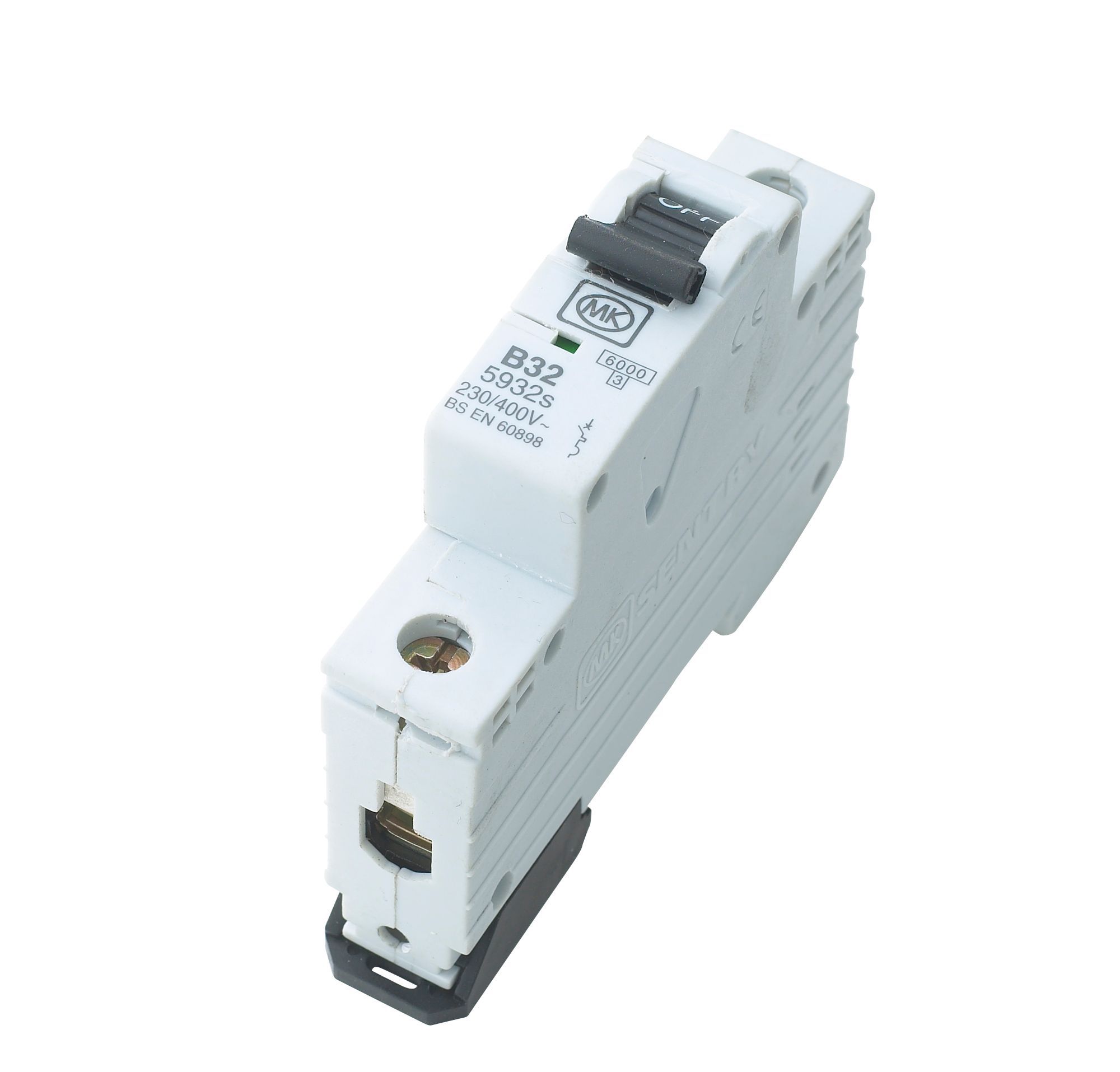 Interruttore Unipolare MK Sentry 5932s B32 32A 230/400V - Nuovo In Confezione Aperta