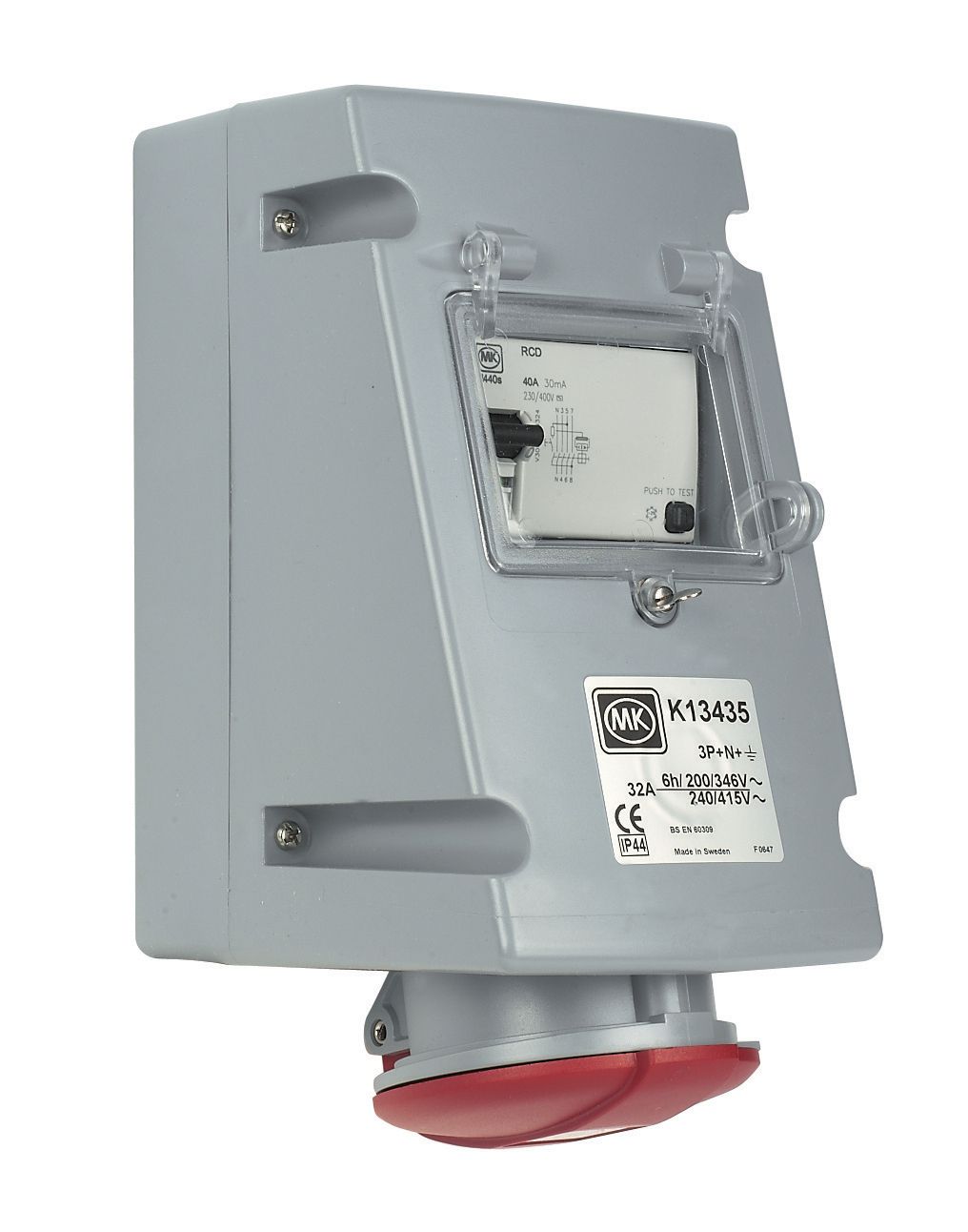 MK 32A Red Site surface socket