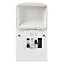 MK 4-way Shower Consumer unit with 63A mains switch