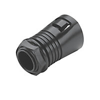 MK Black Flexible 20mm Conduit adaptor