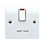 MK Gloss white 20A Switched Fused connection unit