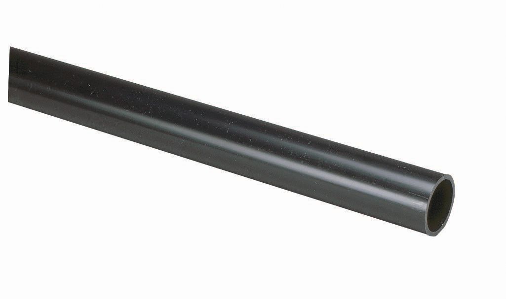 MK Polyvinyl chloride (PVC) Black Conduit length (L)2m (Dia)20mm