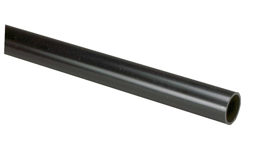 MK Polyvinyl chloride (PVC) Black Conduit length (L)2m (Dia)25mm