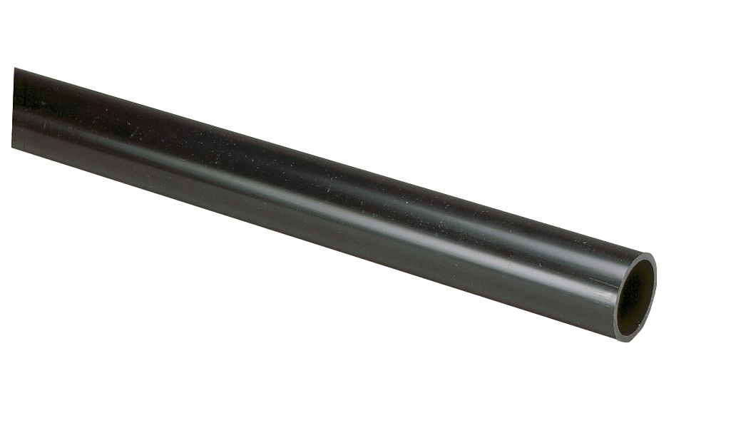 MK Polyvinyl chloride (PVC) Black Conduit length (L)3m (Dia)20mm