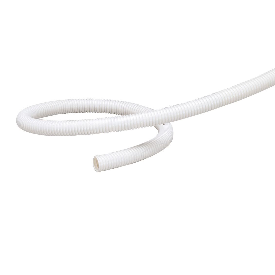 MK PVC 20mm White Flexible conduit length, (L)10m