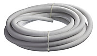 MK PVC 25mm White Flexible conduit length, (L)10m