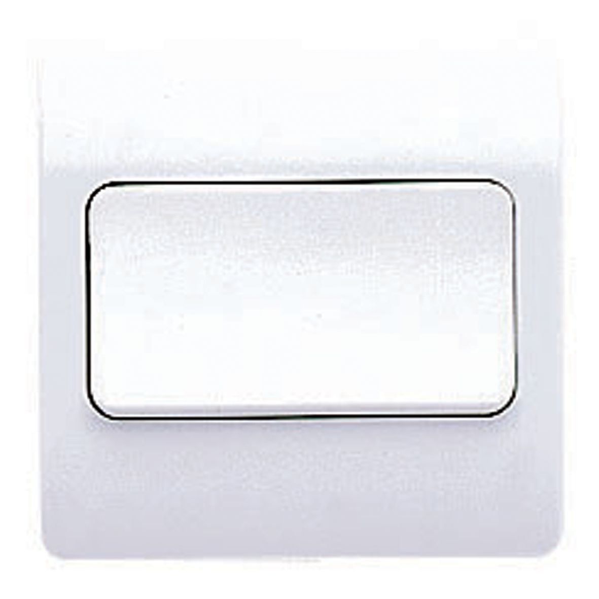 MK White 10A 2 way 1 gang Light Screwless Switch
