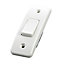MK White 10A 2 way 1 gang Raised Architrave Switch