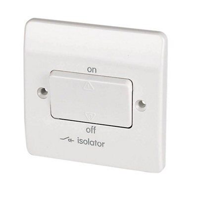 Shower isolator deals switch b&q