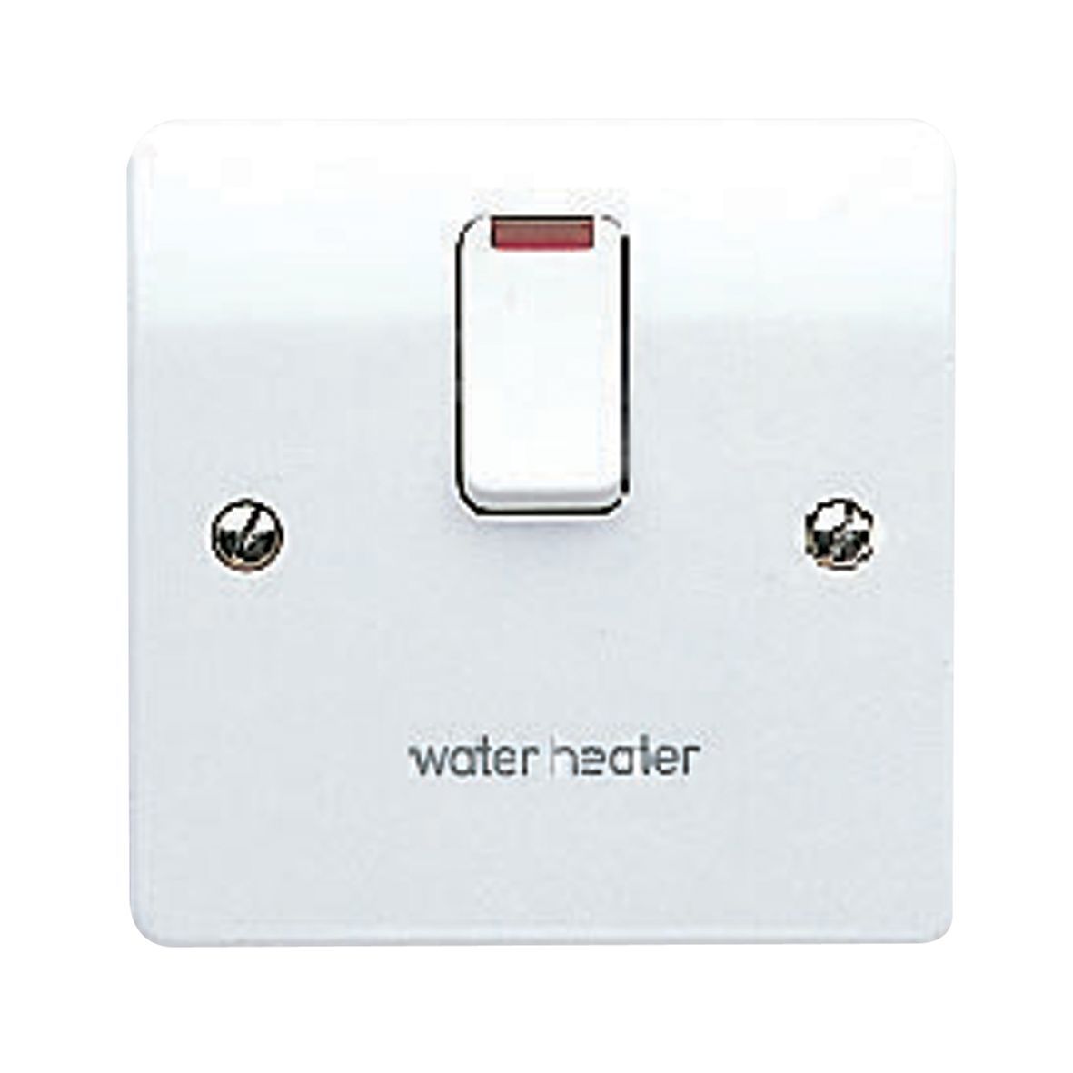 MK White 20A Raised profile Screwed Switched Fused connection unit