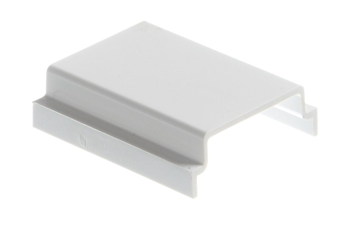 MK White (H)40mm (W)16mm Trunking coupler