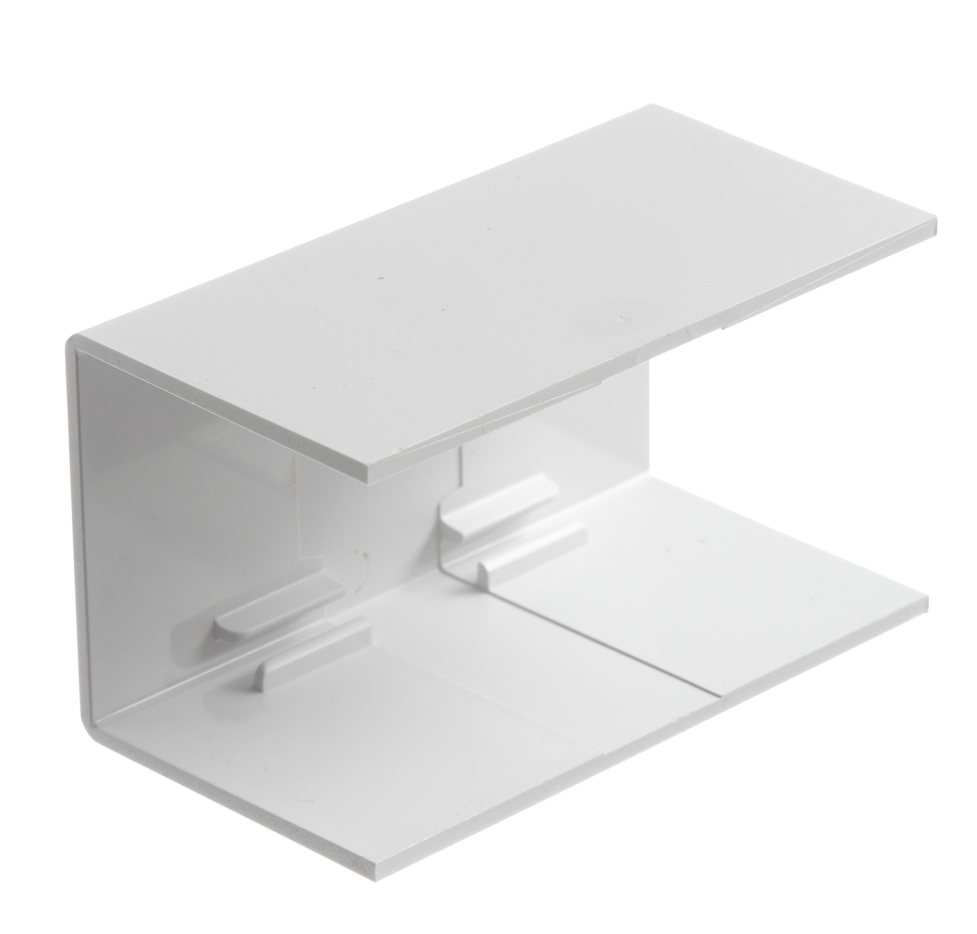 MK White (H)50mm (W)50mm Trunking coupler | DIY at B&Q